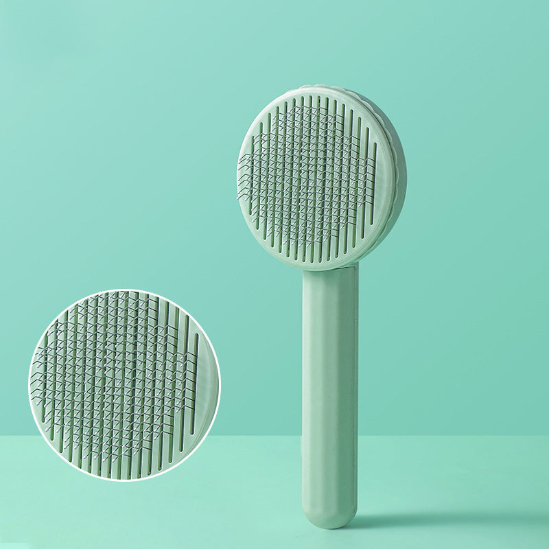 فرشاة تنظيف ذاتي للحيوانات الأليفة