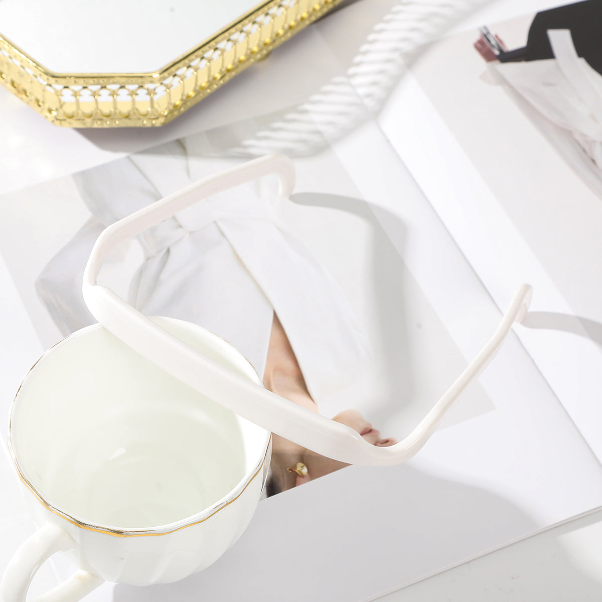 Bandeau invisible pour cheveux