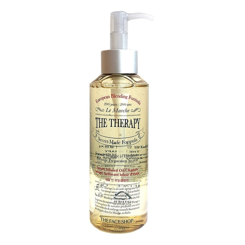 [Thefaceshop] منظف زيتي مُعزز بالسيروم من The Therapy، 225 مل