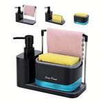 Distributeur de savon pour les mains et la vaisselle 5 en 1