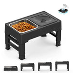 وعاء طعام مرتفع للكلاب خالٍ من الفوضى