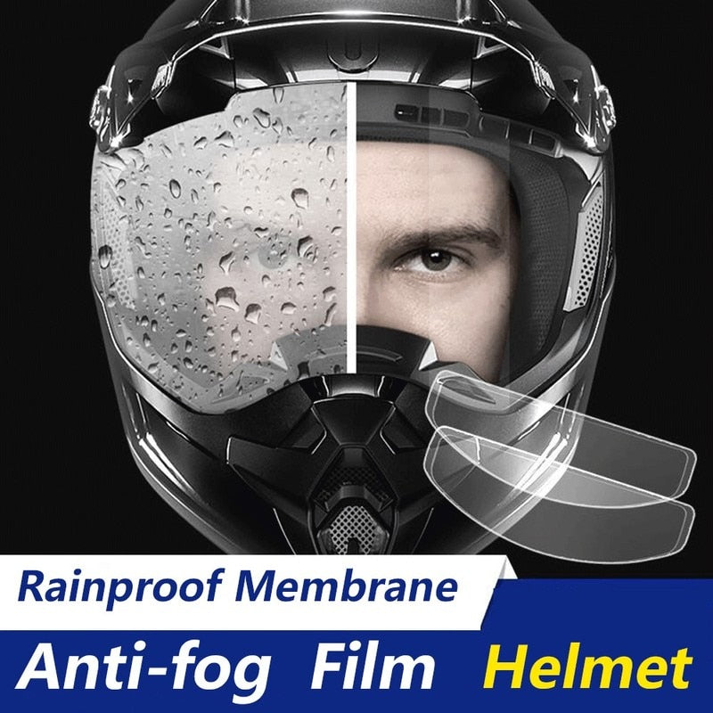 Film antibuée et imperméable universel pour casque de moto