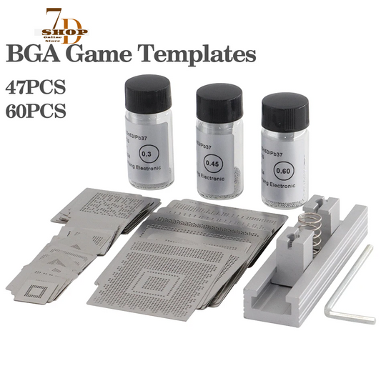 SHOP7D_High-quality 47pcs/60pcs game console BGA pressure welding mold template assembly PS5 PS3-CPU PS3-GPU PS4 CXD90042GG CXD90061GG