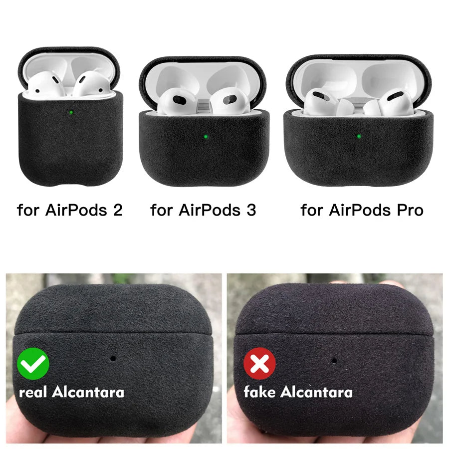 جراب ألكانتارا لسماعات AirPods Pro