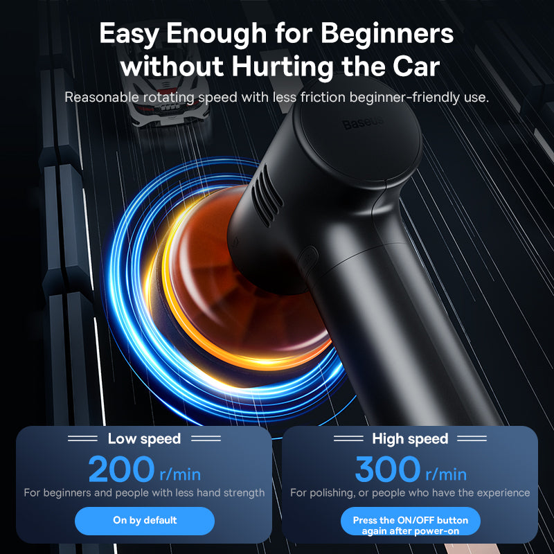 ماكينة تلميع السيارات اللاسلكية من Baseus