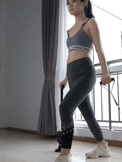 Entraîneur de corde à résistance pour fitness avec ventouse