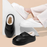 شباشب قطنية شتوية منزلية للنساء بنعل سميك