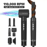 مجفف شعر احترافي، 7 أدوات تصفيف شعر، مجموعة أدوات تصفيف كاملة