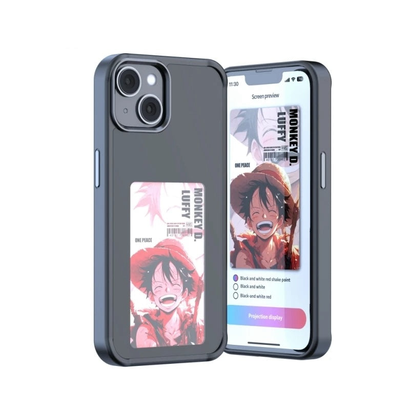 Coque de téléphone personnalisable à l'encre électronique