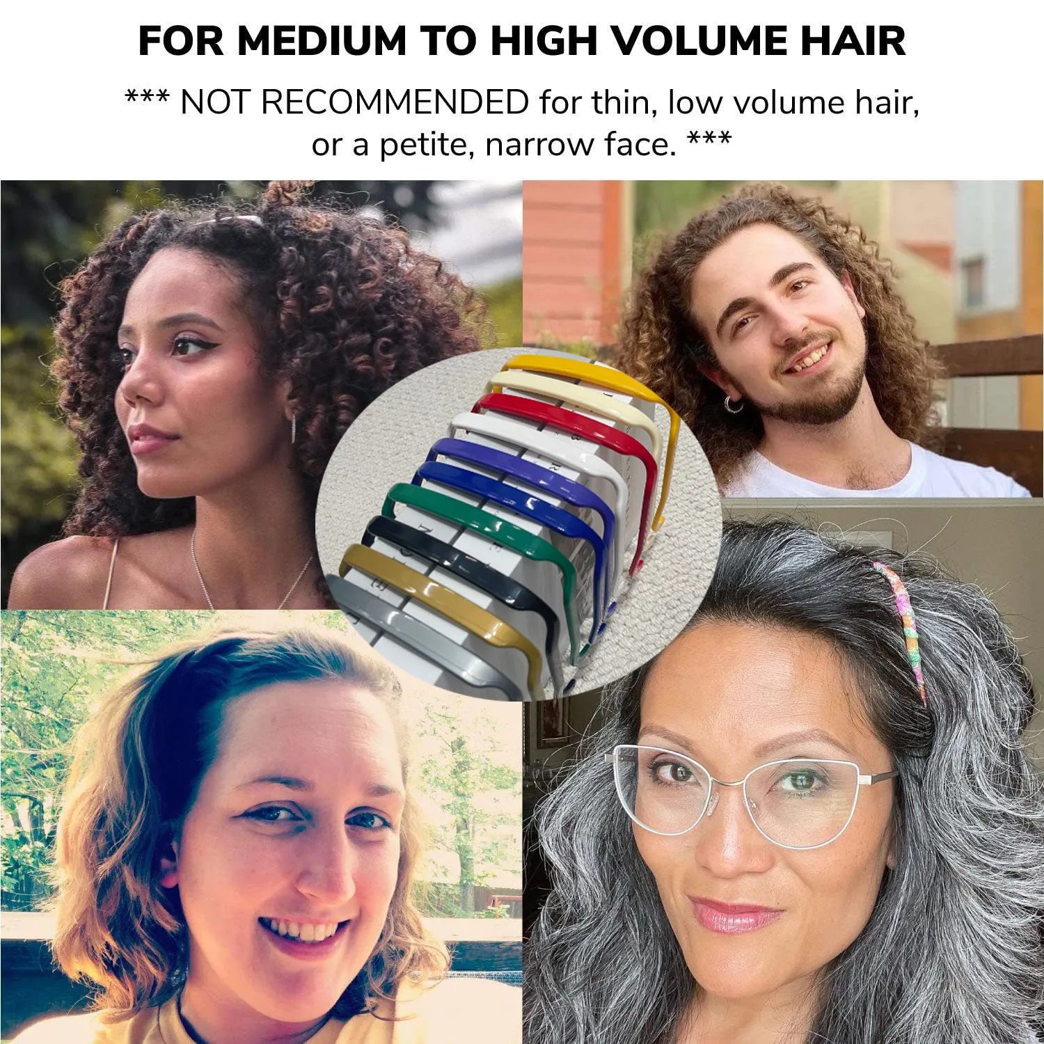 Bandeau invisible pour cheveux