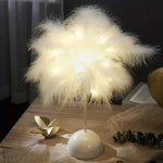 Lampe de table LED Feather Design