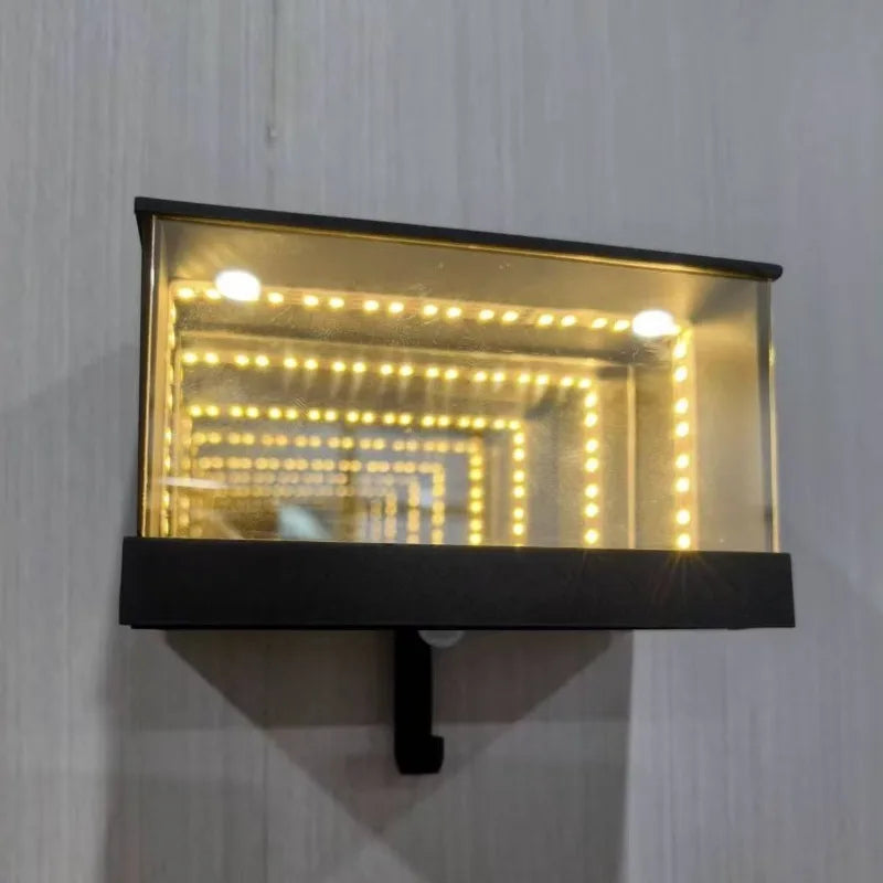Porte-clés de garage à miroir profond LED