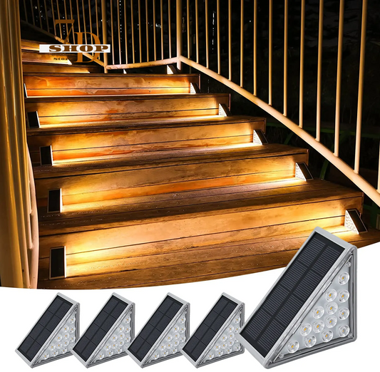 SHOP7D_13 LED Solar Wall Light Outdoor Lamps Waterproof Outdoor Garden Decoration for Fence Street Patio Stair Garden Outdoor LED Light