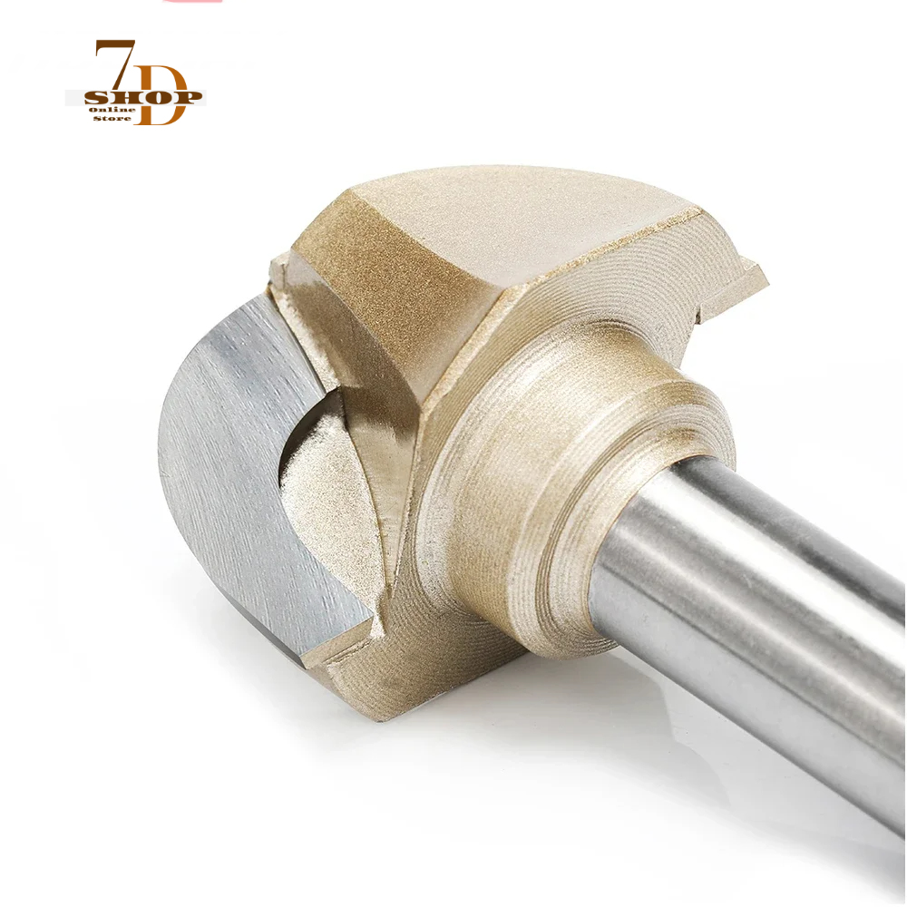 SHOP7D_Core Box Round Cove Nose Bit Tungsten Carbide CNC Woodworking Groove Tools Router Bits for Wood 1/2 1/4 Shank Milling Cutter