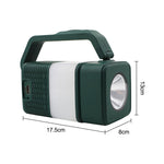 Lampe de nuit LED USB pour le camping, enceinte portable compatible Bluetooth