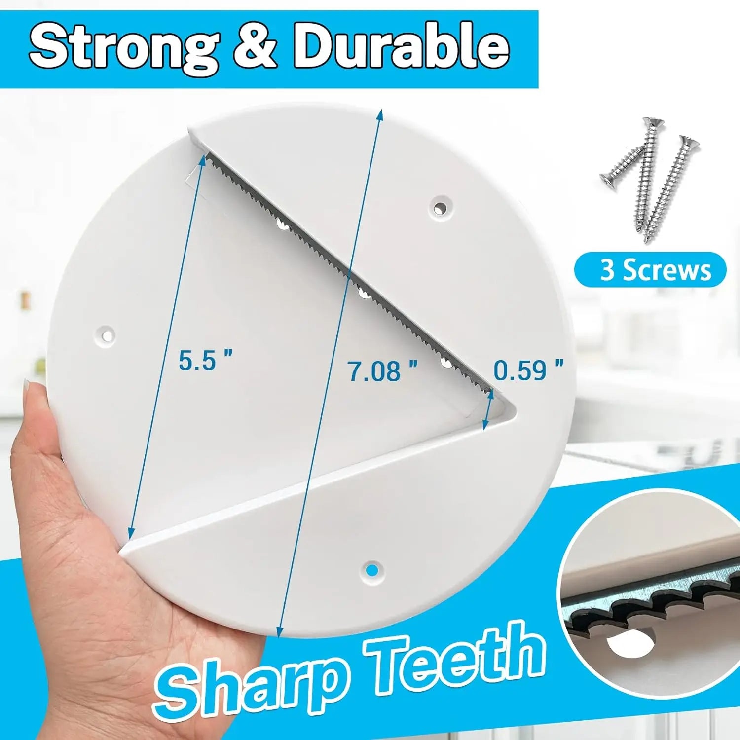 فتاحة برطمانات تُوضع أسفل الخزانة