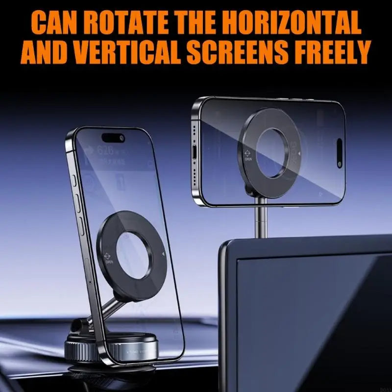 حامل هاتف مغناطيسي يعمل بالشفط