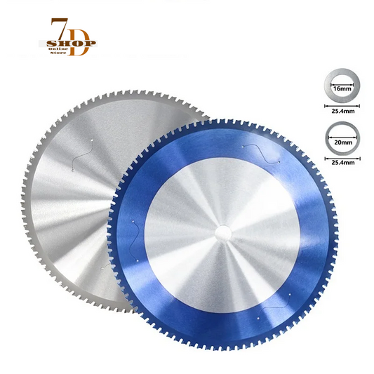 SHOP7D_Metal Cutting Saw Blade 180-355mm Circular Saw Blade For Cutting Aluminum Iron Steel Nano Blue Coated Carbide Saw Blade