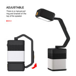 Lampe de nuit LED USB pour le camping, enceinte portable compatible Bluetooth