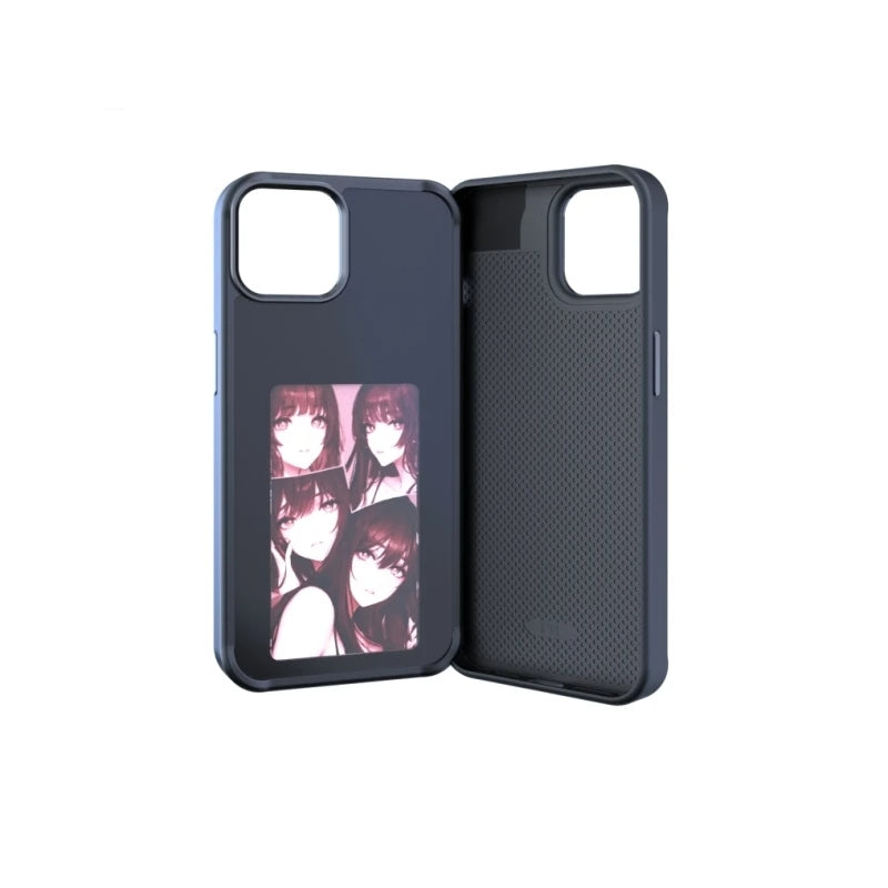 Coque de téléphone personnalisable à l'encre électronique