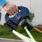 طوق قابل للسحب للحيوانات الأليفة مزود بإضاءة