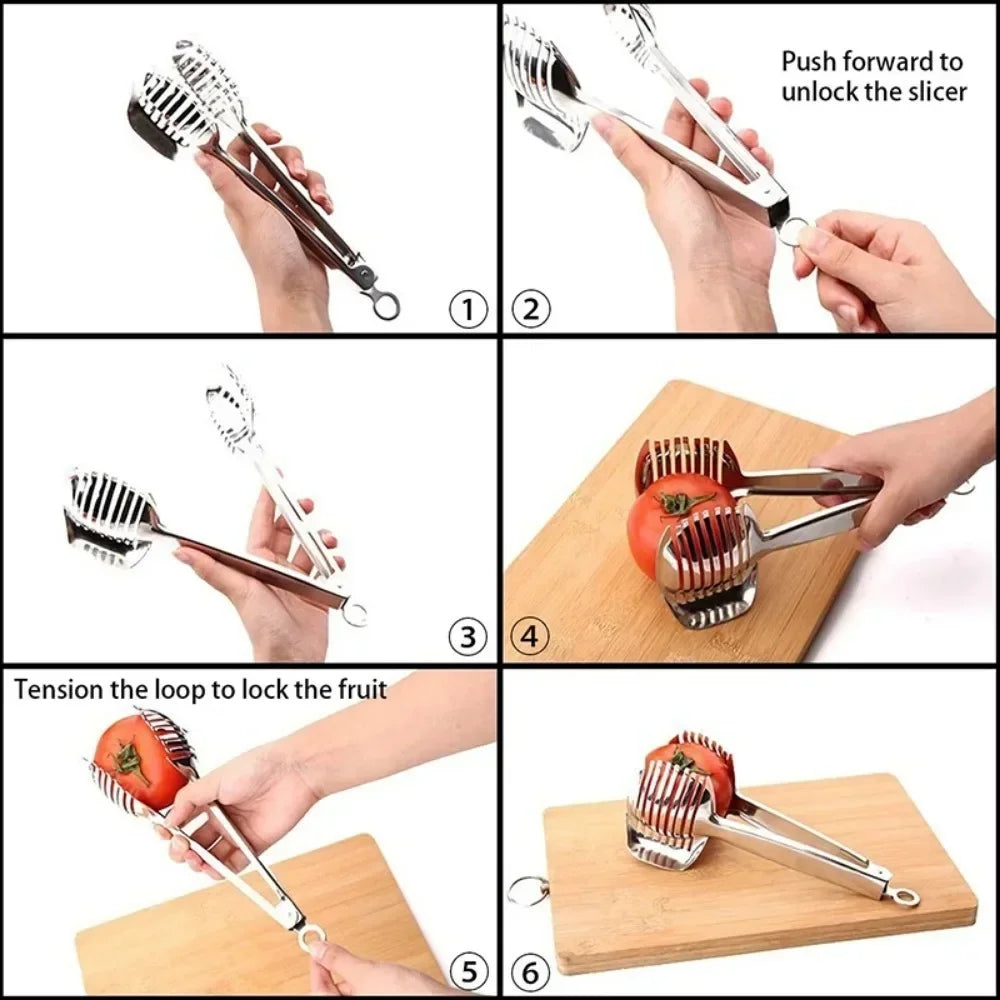 قطاعة يدوية للمطبخ من الفولاذ المقاوم للصدأ