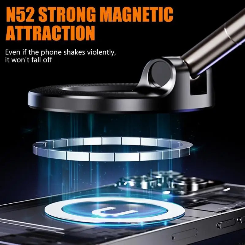 حامل هاتف مغناطيسي يعمل بالشفط