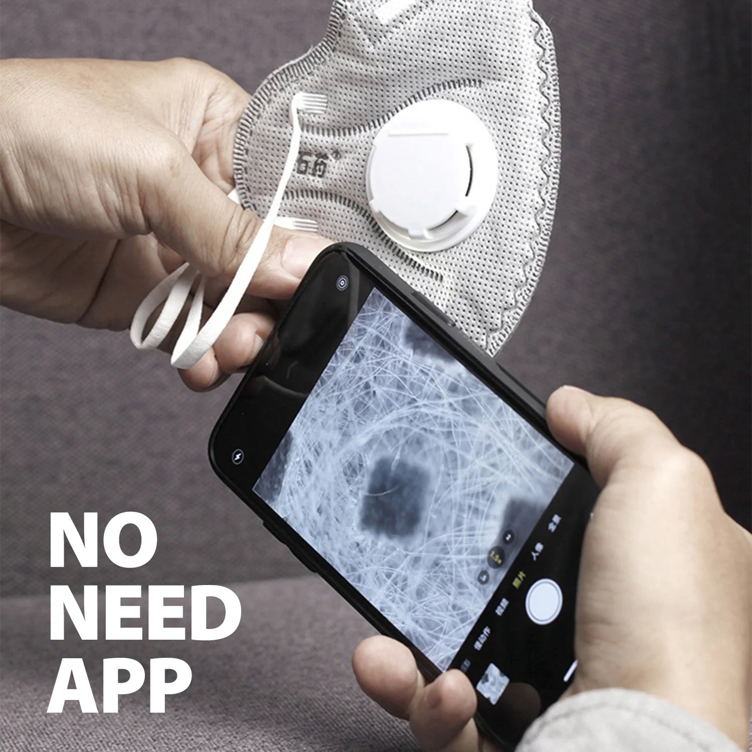 مجهر هاتفي بقوة تكبير 400X مزود بإضاءة