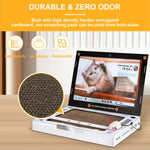 Ordinateur portable avec griffoir pour chat