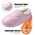 شباشب قطنية شتوية منزلية للنساء بنعل سميك