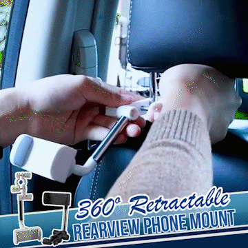 حامل هاتف يُثبّت على مرآة الرؤية الخلفية للسيارة