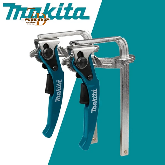 SHOP7D_Makita 199826-6 Quick Fix Clamp Set For Guide Rail 2Pk Ratcheting Guide Rail Power Tool Accessories