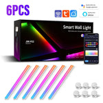 مصباح جداري ذكي بتقنية LED يعمل بتقنية الواي فاي RGBIC