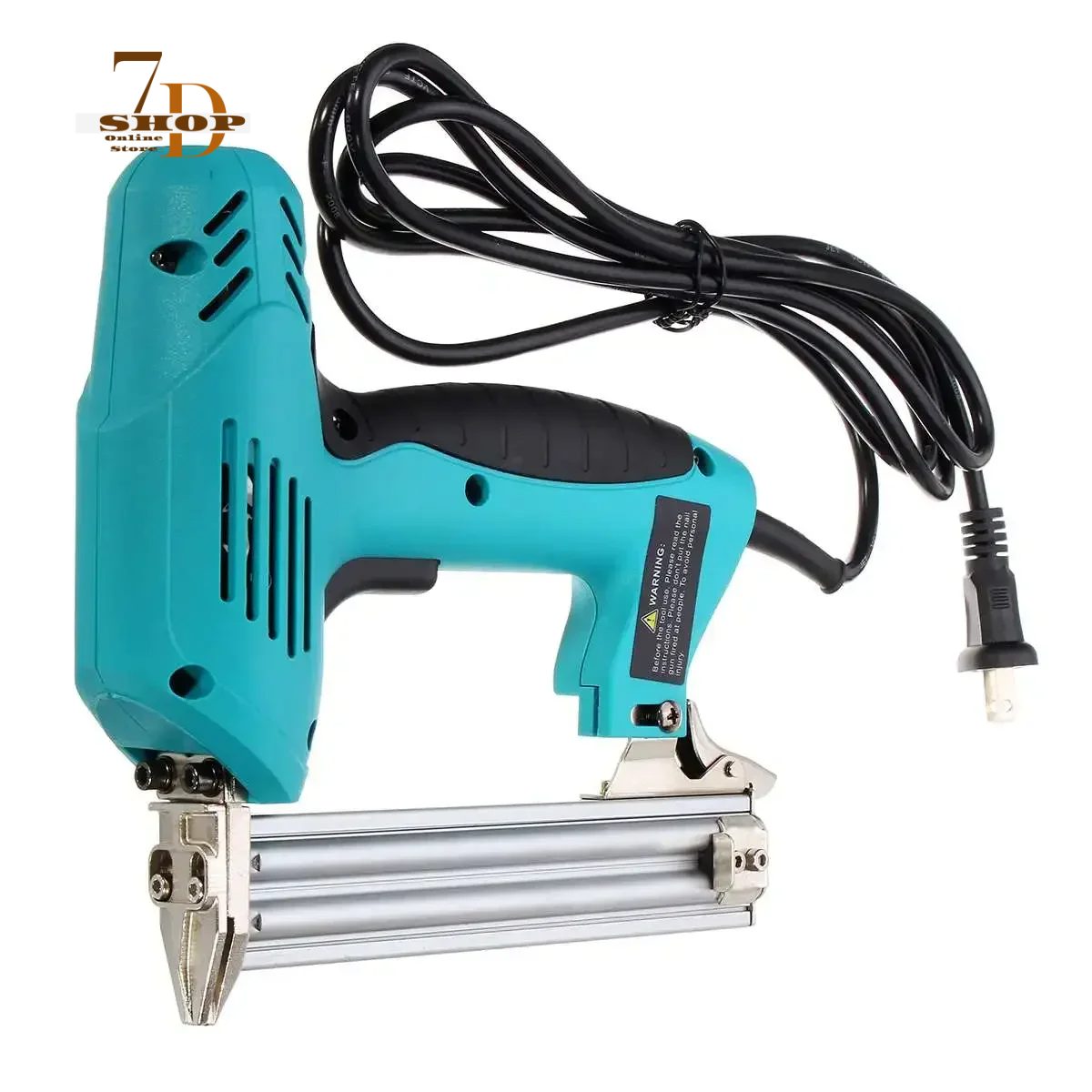 SHOP7D_220V 2000W  Electric Straight Nail Gun 10-30mm High Power Heavy-Duty Woodworking Tool Electrical Staple Nail