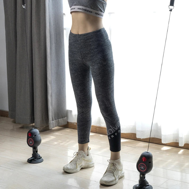 Entraîneur de corde à résistance pour fitness avec ventouse