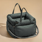 سرير سيارة للكلاب مزود بحزام أمان