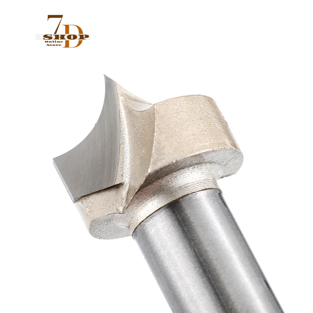 SHOP7D_Point Cutting Round Over Bit Woodworking Tools Carving Tool Tungsten Carbide CNC Router Bit for Wood 1/2 Shank