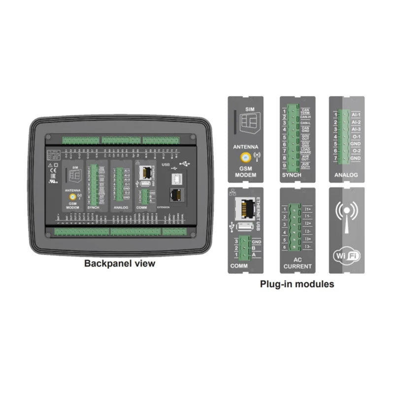 SHOP7D_DKG D500 Generator Automatic Mains Failure Control Panel/AMF Controller replacement DATAKOM