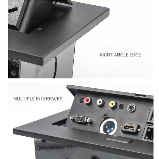 SHOP7D_desk socket / office conference socket / multimedia XLR socket  VGA interface / pop-up type