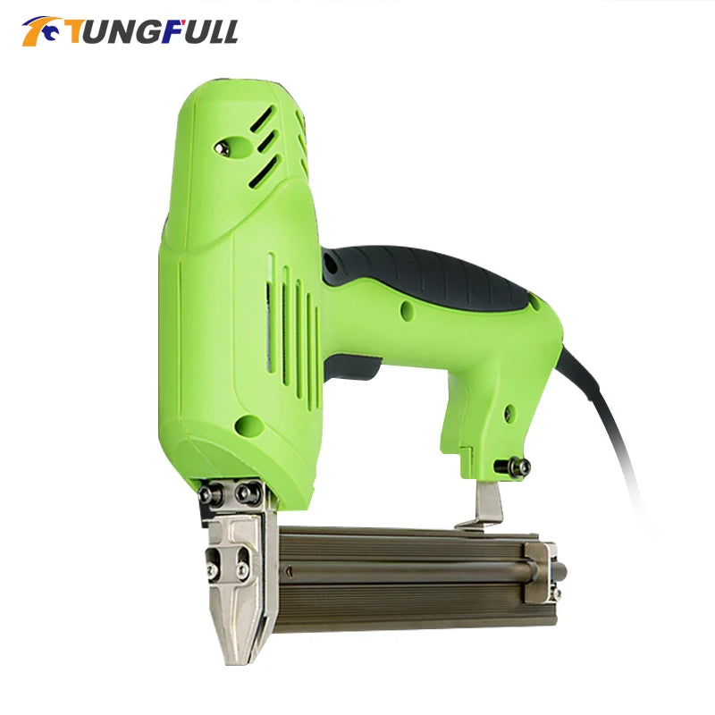 SHOP7D_Electric Nail Gun Stapler Gun 220V Woodworking Tools Nailing Stapler Shooter furniture stapler Framing Tacker DIY Hand Tool