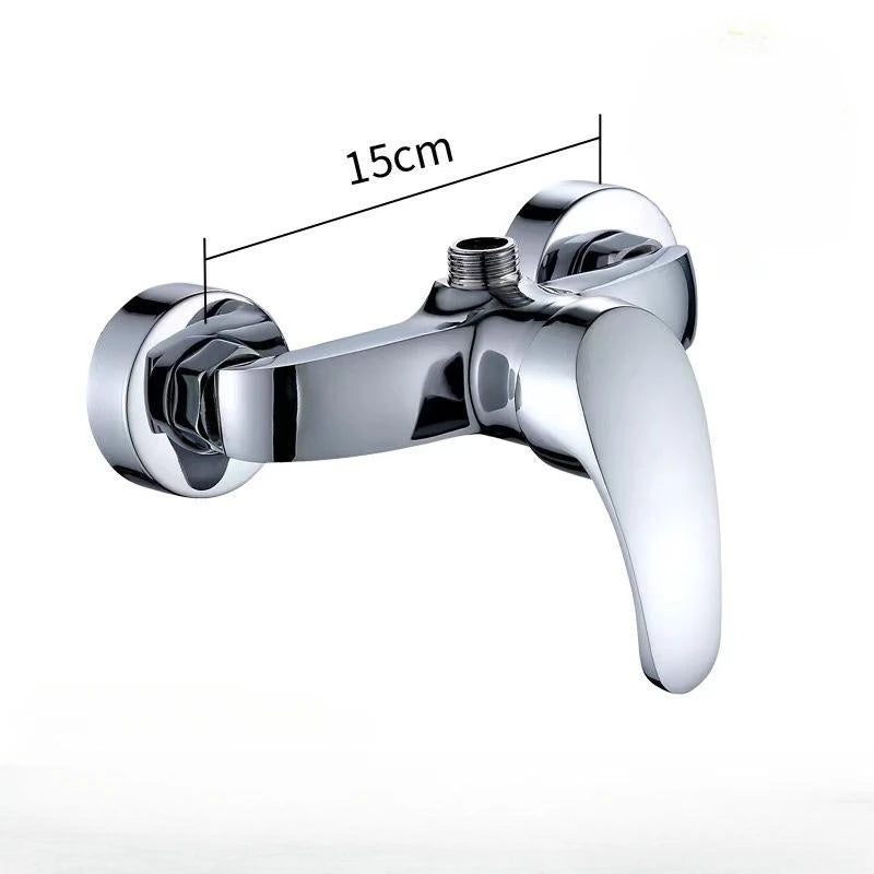 SHOP7D_Bathroom Shower Faucet Wall Mounted Brass Hot Cold Water Mixer Tap Bathroom Combination Water Mixer Bathtub Faucet Mixing Valve