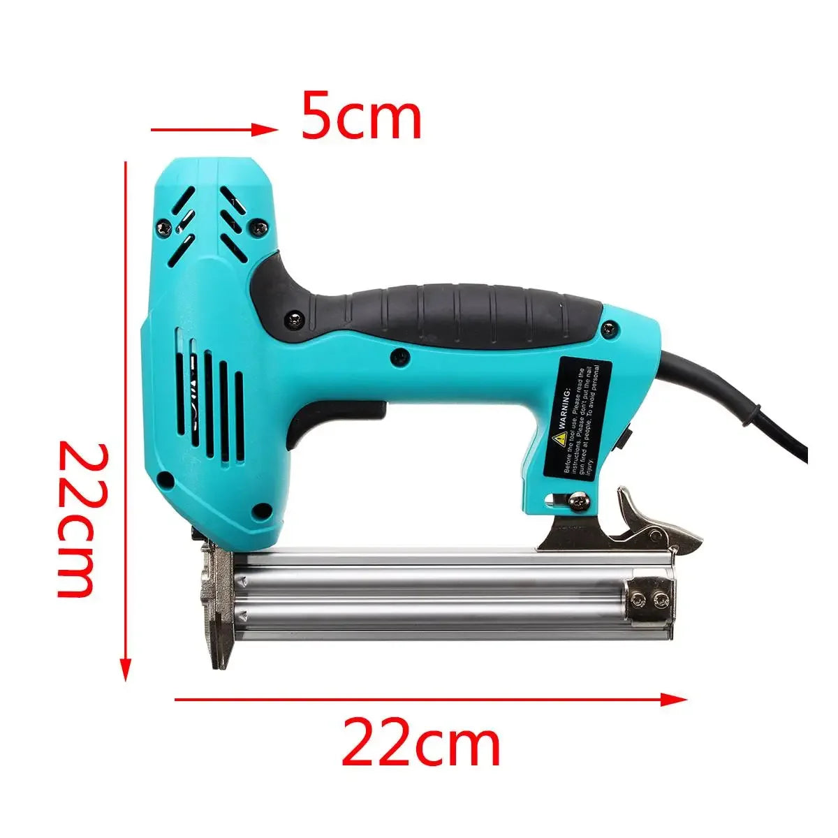 SHOP7D_220V 2000W  Electric Straight Nail Gun 10-30mm High Power Heavy-Duty Woodworking Tool Electrical Staple Nail