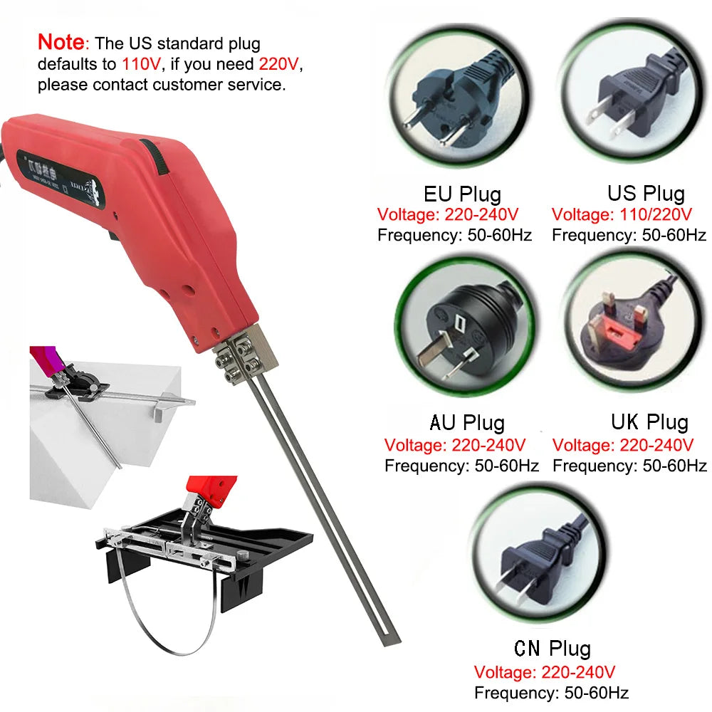 SHOP7D_Electric Hot Knife Cutter EPS Foam Cutter Styrofoam Heat Cutting Grooving Machine Portable Polystyrene Foam Heat Cutting Tool