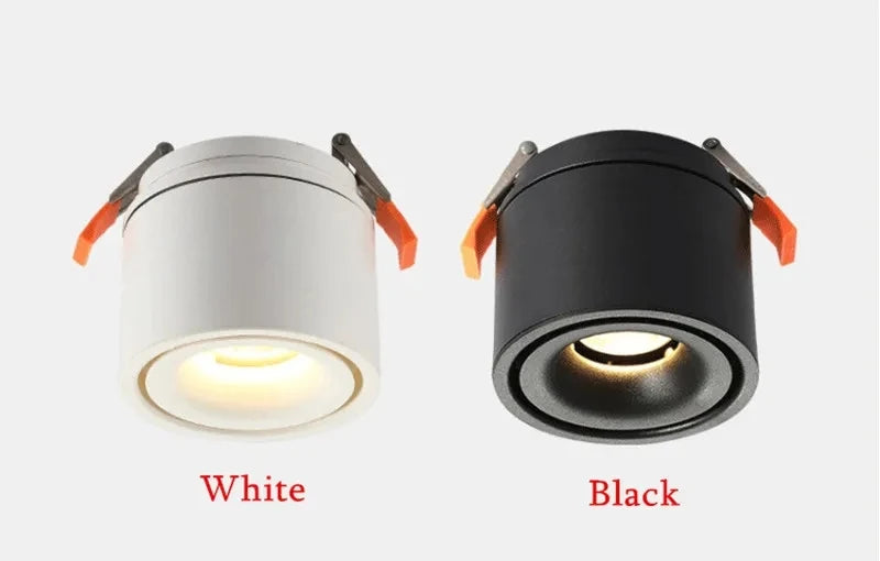 SHOP7D_Dimmable 360 Degree Rotating LED COB Spot Light Ceiling lamp AC85-265V 10W 15W 18W  Recessed Foldable LED Downlight