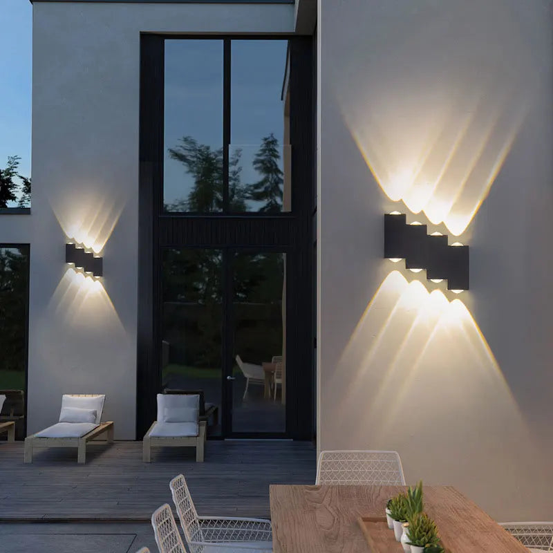 SHOP7D_Outdoor Wall Lamp Waterproof Washing Wall Lamp Emitting Light Up And Down Modern Led Courtyard Lamp