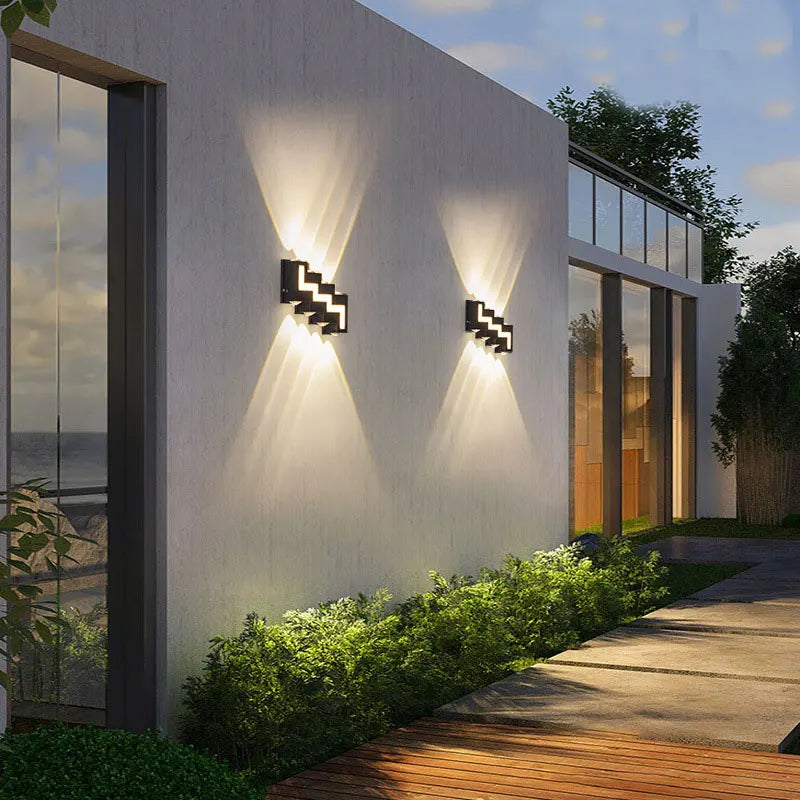 SHOP7D_Outdoor Wall Lamp Waterproof Washing Wall Lamp Emitting Light Up And Down Modern Led Courtyard Lamp