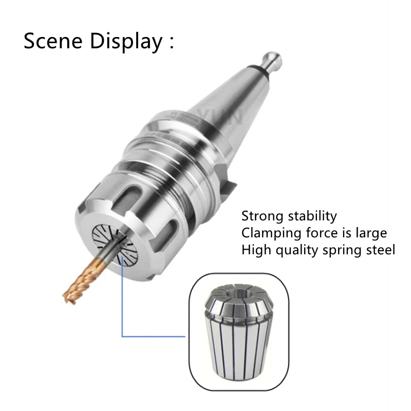 SHOP7D_ER11 ER16 ER20 ER25 ER32 Standard Accuracy Elastic ER Clamp Chuck For Holder Hardened Engraving Machine CNC Accessory Collet