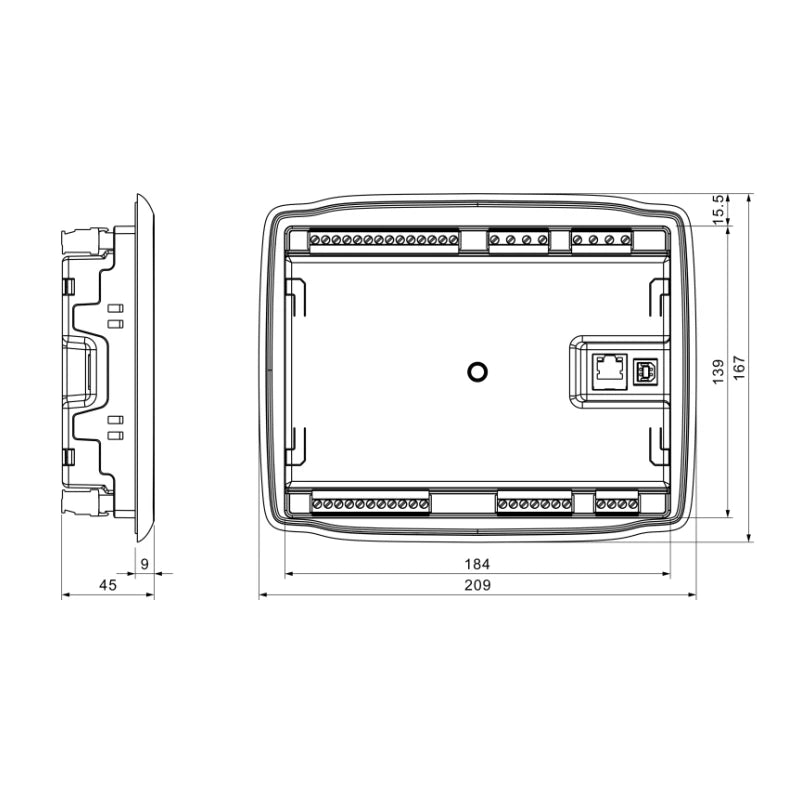 SHOP7D_Original Smartgen HGM6110N HGM6120N 6110U 6120U 6120NC Display Control Pannel Generator Controller lxc6120n