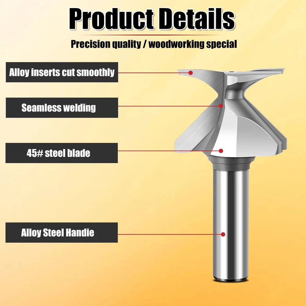 SHOP7D_Arc Bending Integrated Knife Forming Knife R18/30/50 Router Bits For Wood Door/Wall Cabinet 1/2 inch/12mm Shank Woodwork Tools