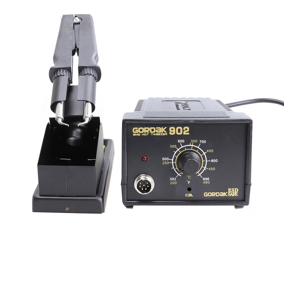 SHOP7D_GORDAK constant temperature soldering station 902 adjustable electric heating tweezers clip desoldering tool 220V 75W